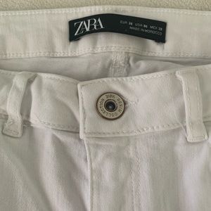 White jeans from ZARA